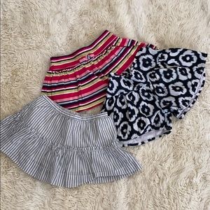 CRAZY 8/OLD NAVY/BABY GAP Toddler Girl’s Skirt Bundle Size 12/18M & 2T EUC